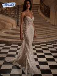 Robe de Mariée Ivoire avec Poignées et Queue Amovible, Romantique, Brillante, pour Patients