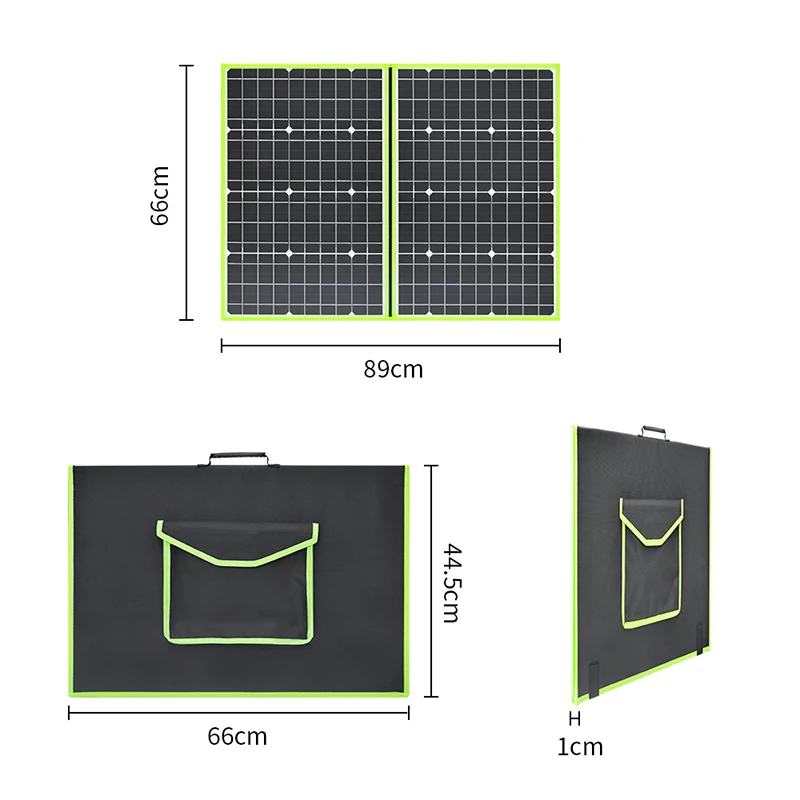 XINPUGUANG Foldable Solar Panel 50W 60W 80w 100W 150w 200W Portable Photovoltaic Solarpanel for Hiking Power 12v battery Charger