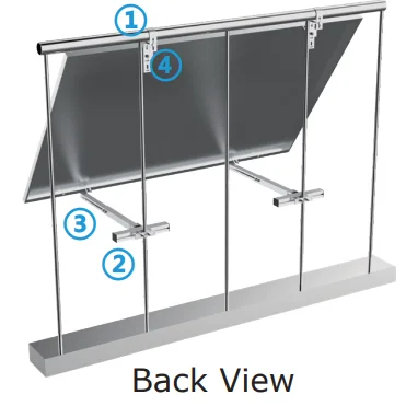 2026 Wholesale Europe Solar Panel Rack Kits of Balcony Home Solar Balcony Plant Power Systempromote sales