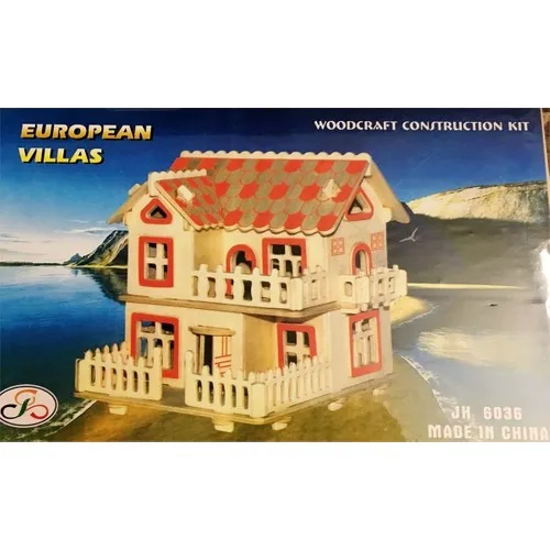 Hi̇Ra Villa,3D Wooden Puzzle