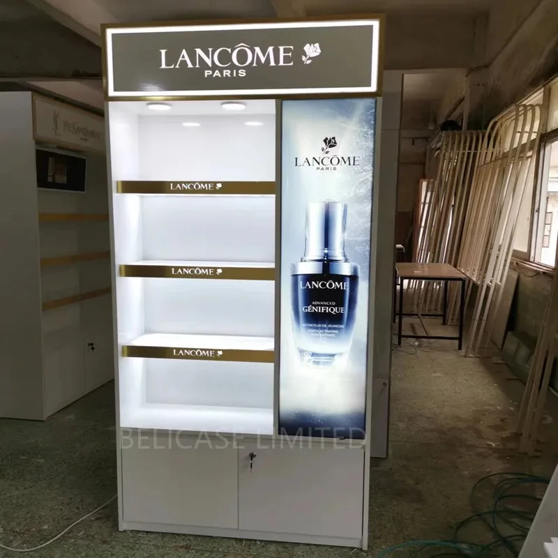 custom.Direct Factory Sales Cosmetic Pump Bottle Beauty Skin  Makeup Showcase Display