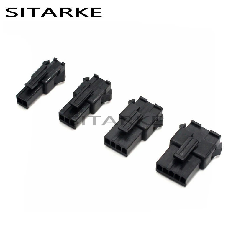 10Sets 2/3/4/5/6/7/8/9/10/11/12 Pin Pitch 2.54MM SM Female Male Wire Connector Plug Housing SM-2P SM-2R JST SM2.54