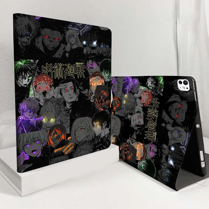 

Jujutsu Kaisen characters poster For iPad Pro Air 5 4 3 13 11 8 7 6 5 10th 7th 6th 10.5 12.9 10.9 Tablet Case