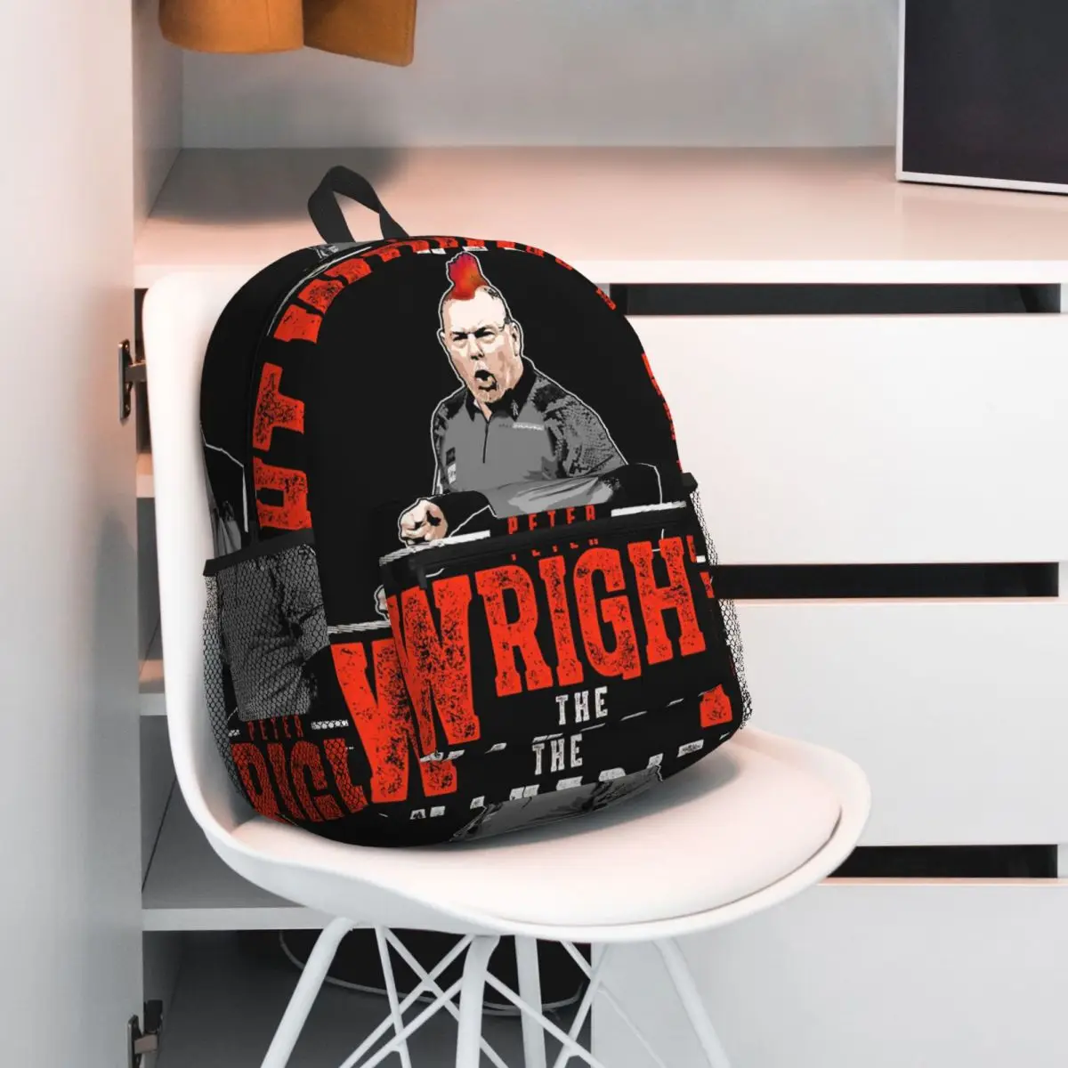 Team Peter Wright Backpack Student BookBag Kids School Bag Computer Shoulder Bags for Boys Girls