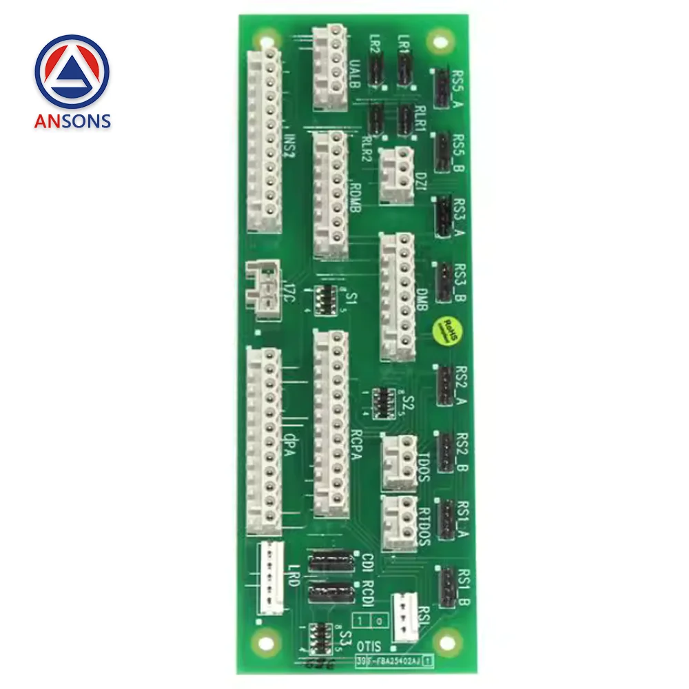 F-FBA25402AJ1 2000 OTIS مصعد سقف السيارة واجهة لوحة دارات مطبوعة Ansons قطع غيار المصاعد