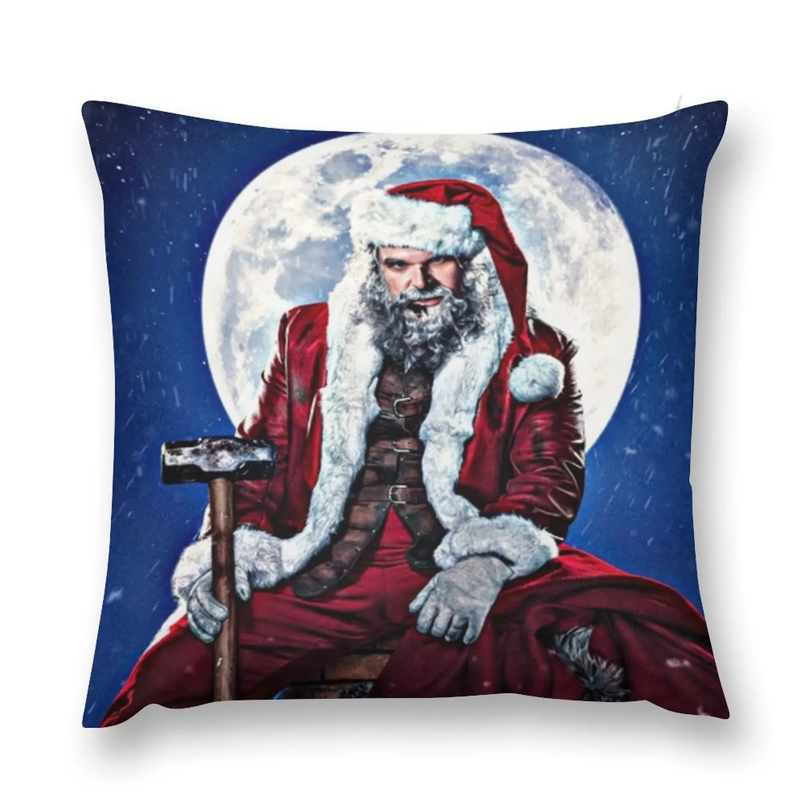 Violent night movie 2022 - violent night David harbour Throw Pillow luxury home accessories Sitting Cushion pillow