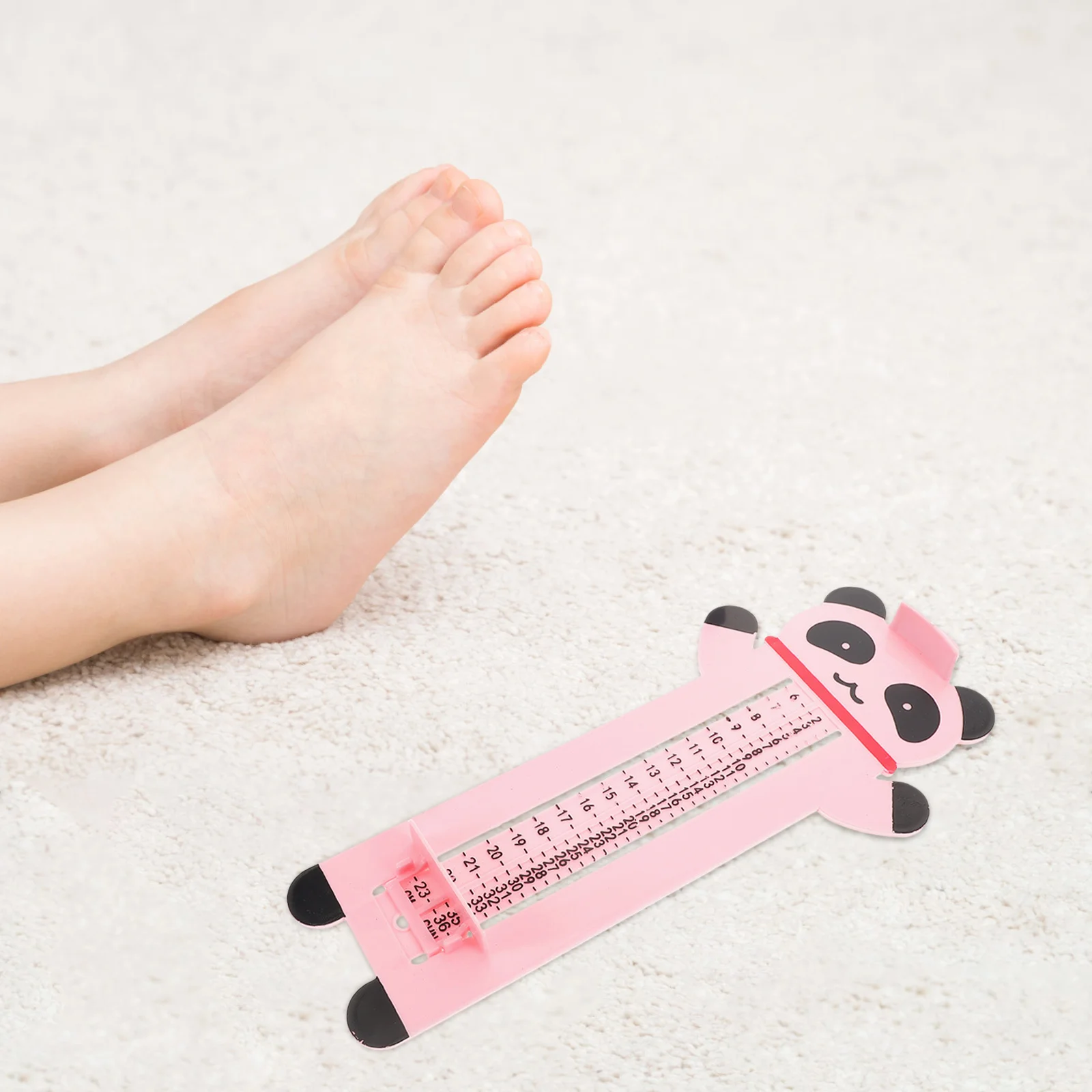 Измеритель стопы для детей, точный измеритель с наклейкой по высоте, очаровательный дизайн, прочный, практичный, для семейного использования, измеритель для ног для детей