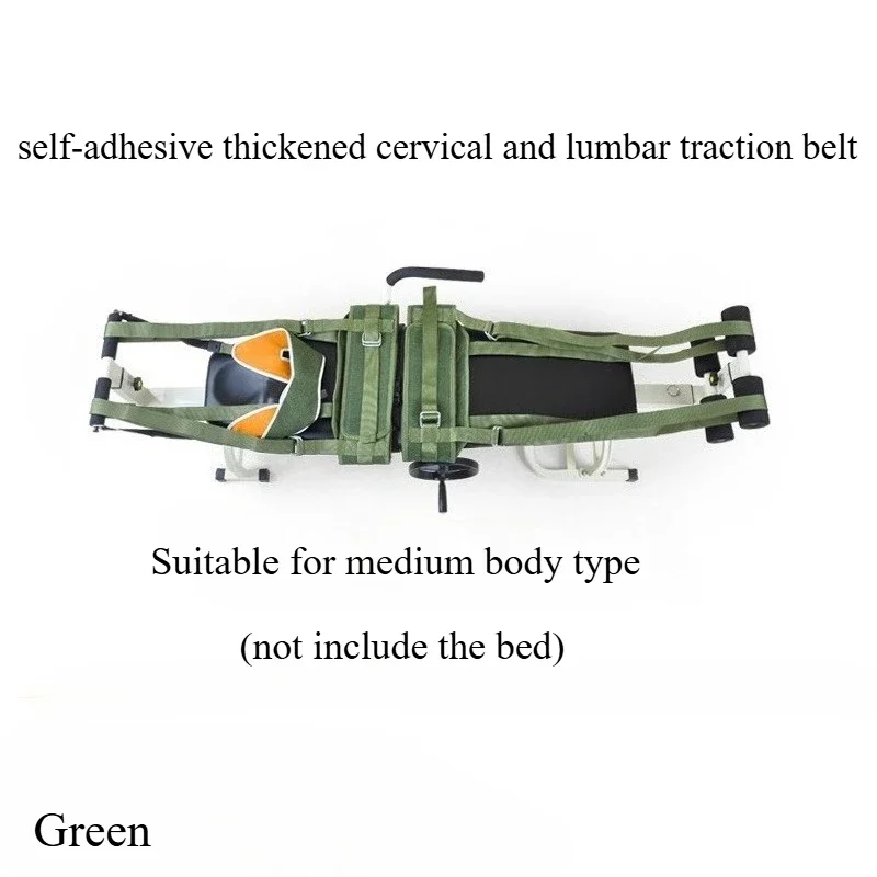Canvas Adjustable Lumbar Traction Belt Bed Traction Body Stretch Spine Correct Ankle Vertebra Fatigue Minor Injurie Tensioner