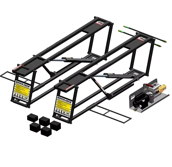 

Portable 3T For Quickjack Mini Scissor Lift Double Cylinder Hydraulic Lift