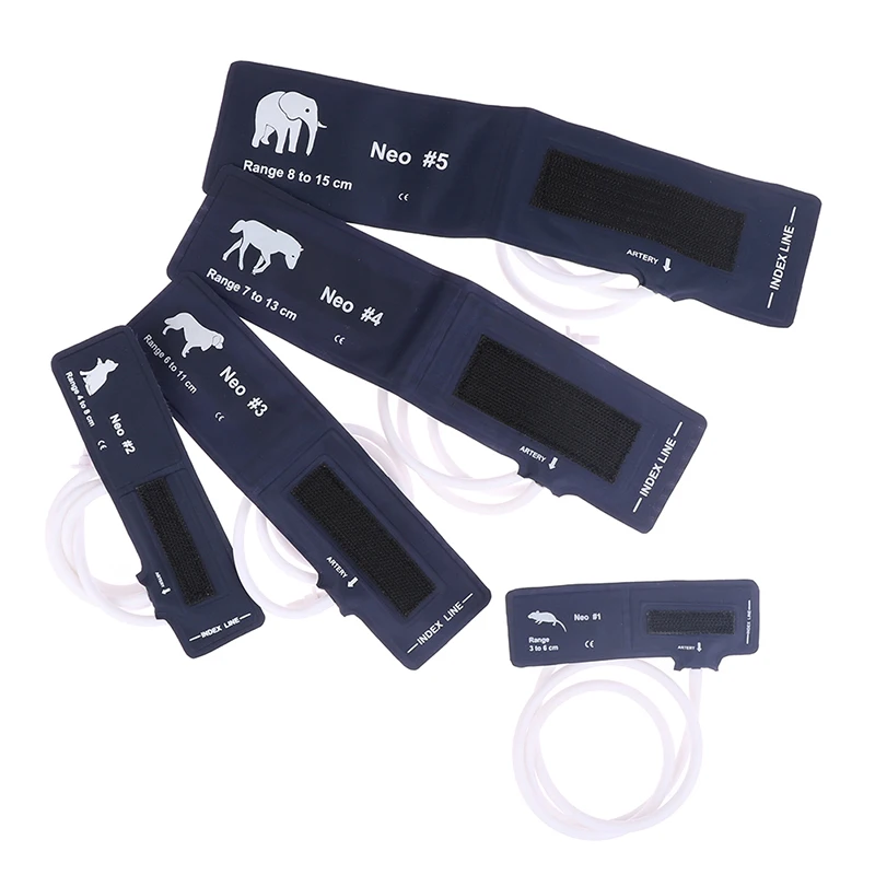 Vet Use Cuff Animals Cuff Veterinary Blood Pressure Monitor Cuff 5 types Mouse/Cat/Dog/Horse/Elephant With Connector