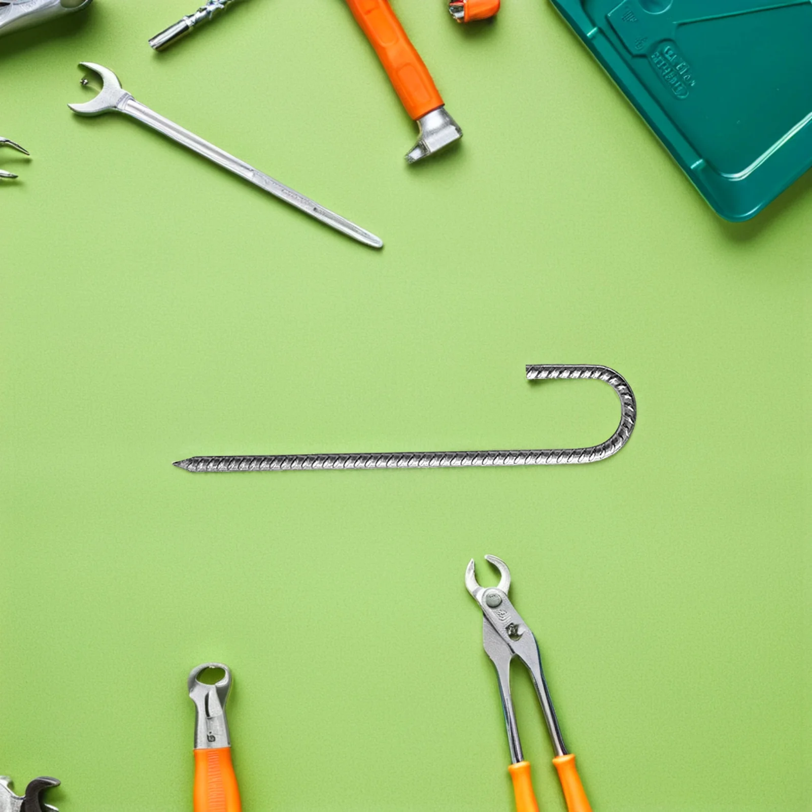 Verhindern Sie das Umdrehen beim Einsatz. Trampolinpfahl. Robuste Zelt-Bodennägel für Zäune. Schaukelsätze. Trampolinpfahl