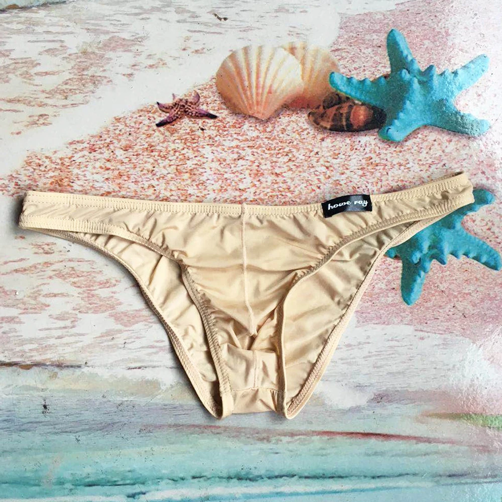 Briefs Sexy Panties Men\'S Underwear Sexy Panties Ice Silk U Convex Underwear Brand New Briefs Comfortable Gay