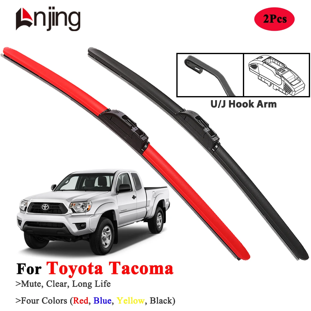

LNJING Colorful Wiper Blades For Toyota Tacoma Pickup 1995-Now