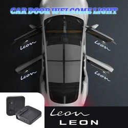 레온 5F MK2 MK3 자동차 로고 무선 의례 자동차 도어 프로젝터 LED 의례 램프에 대 한 1/2PCS
