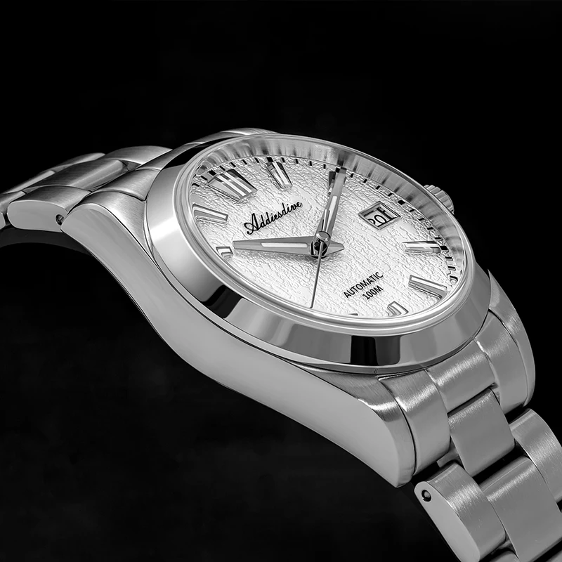 ADDIESDIVE 39mm Watch Men Top Band Luxury Automatic Mechanical Watches Dress Fashion AD2075 Sapphire Waterproof 100m Diving New