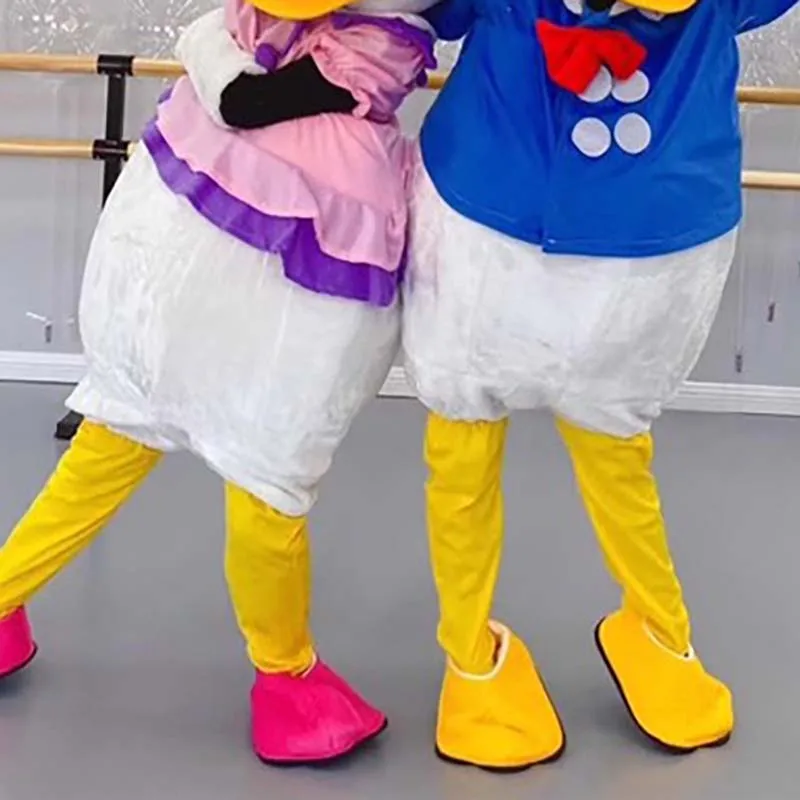 Costume della mascotte dell'anatra Costumi di performance anime cosplay di Halloween e Natale per adulti