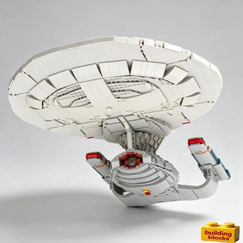 4183PCS Large Sci Fi Galaxy Exploration Starship MOC Model Custom Building Blocks Assembly Educational Collection Birthday Gift