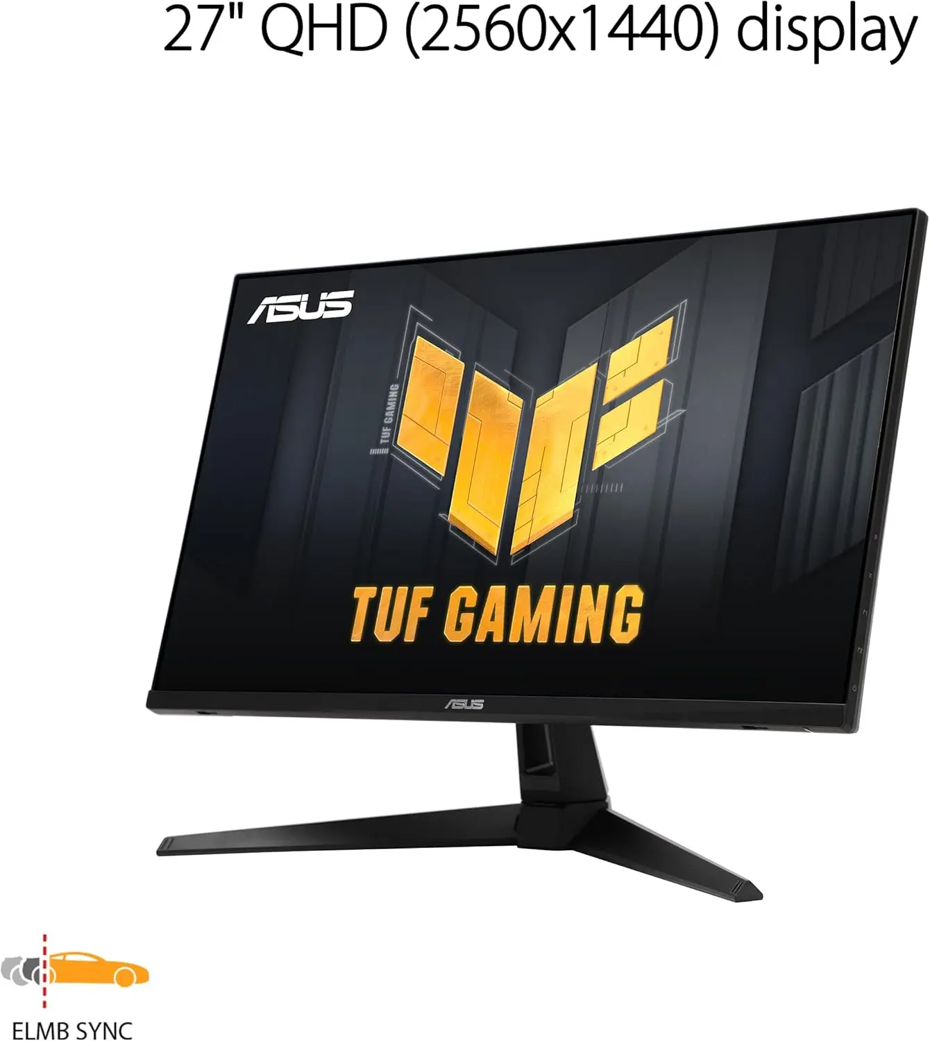 מסך HDR 1440P בגודל 27 אינץ' (VG27AQ3A) - QHD (2560 x 1440), 180Hz, 1ms, IPS מהיר, 130% sRGB, סנכרון תנועה נמוכה מאוד