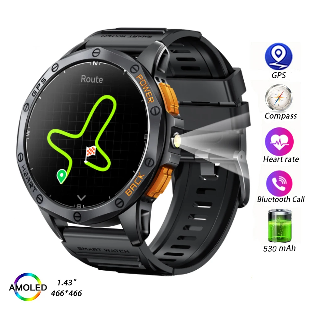 아웃도어 스포츠 GPS 스마트워치 이미지