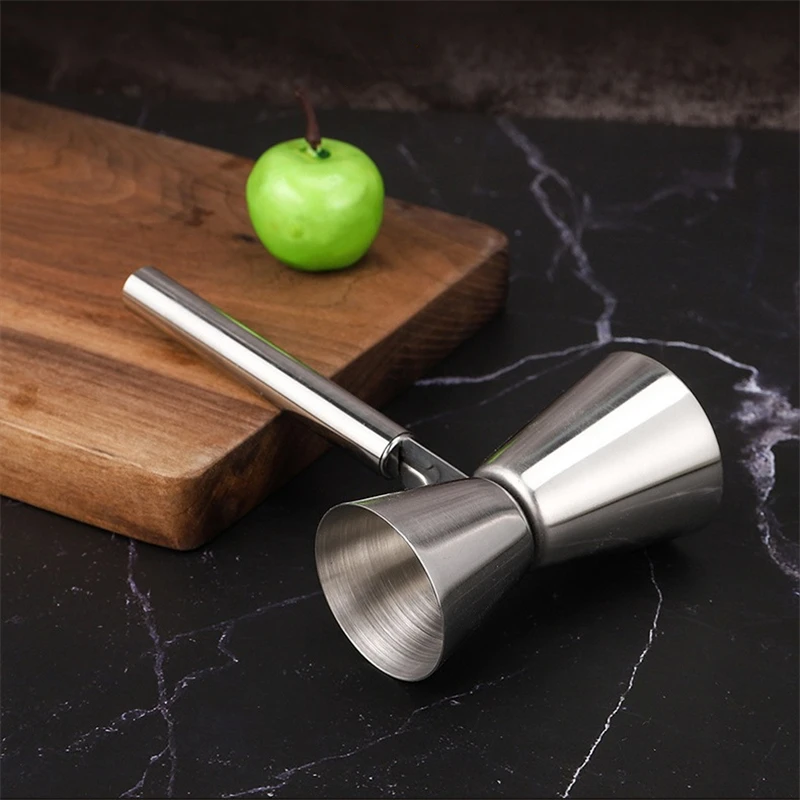 

Measuring Cup Tools Bar Measure Cocktail Jigger With Handle Measuring Cup 304 Stainless Steel Bar Tools
