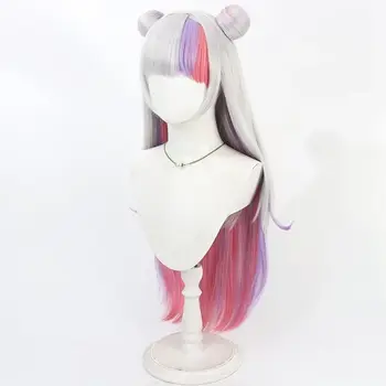 碧藍航線紫苑cosplay假髮長雙色假髮萬聖節派對假髮+贈送髮網 8 最佳銷售 碧藍航線cosplay - №5