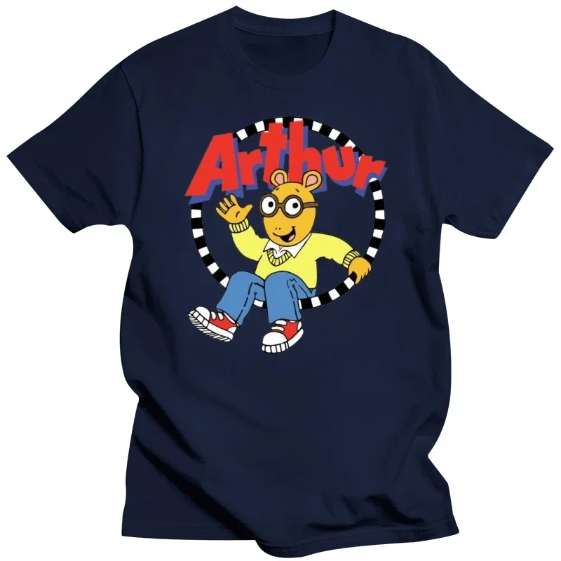 Arthur T shirt erkekler tshirt kadınlar tops tee  pamuk komik baskı o-boyun kısa kollu tişört vintage Summe New Arrival