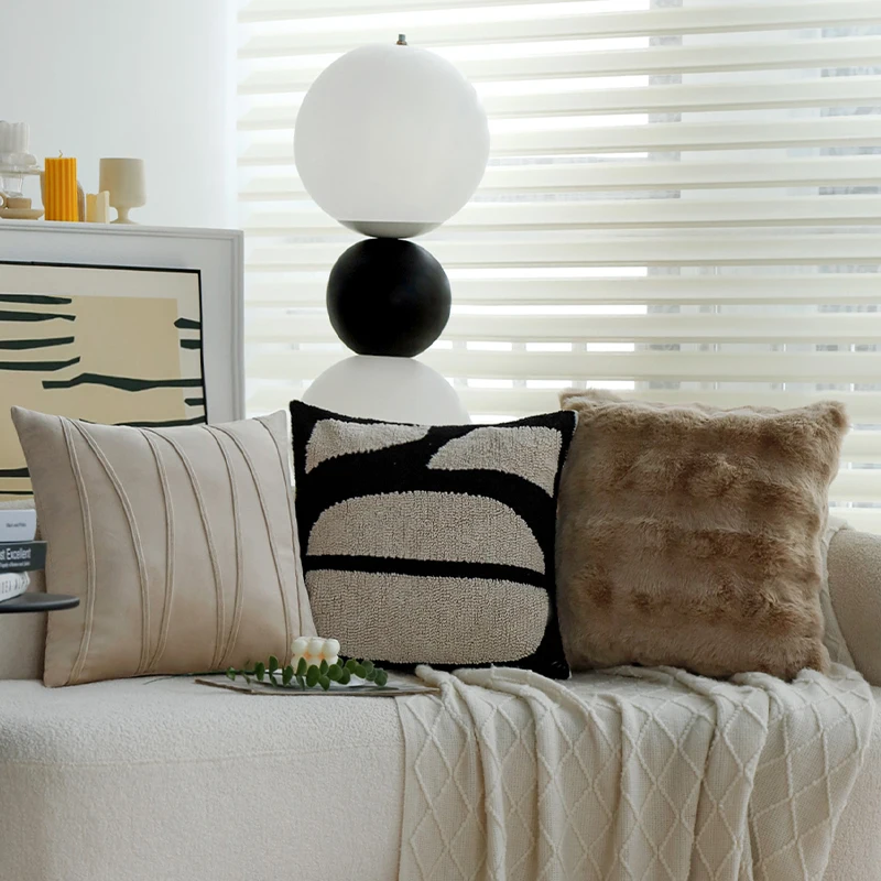 

Geometric Cushion Cover Soft Personalized Matching Home Versatile Decorative High Quality Pillow Cover for Indoor Sofa 45x45cm