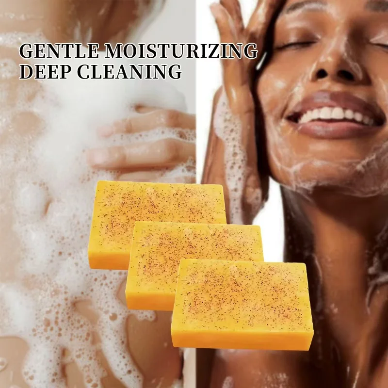 Essential Oil Soap - Ingwer-Kurkuma-Granulat-Seife, Nicotinamid-Zitronen-Reinigungsseife, Badeseife, Handgemachte Seife, Ätherische