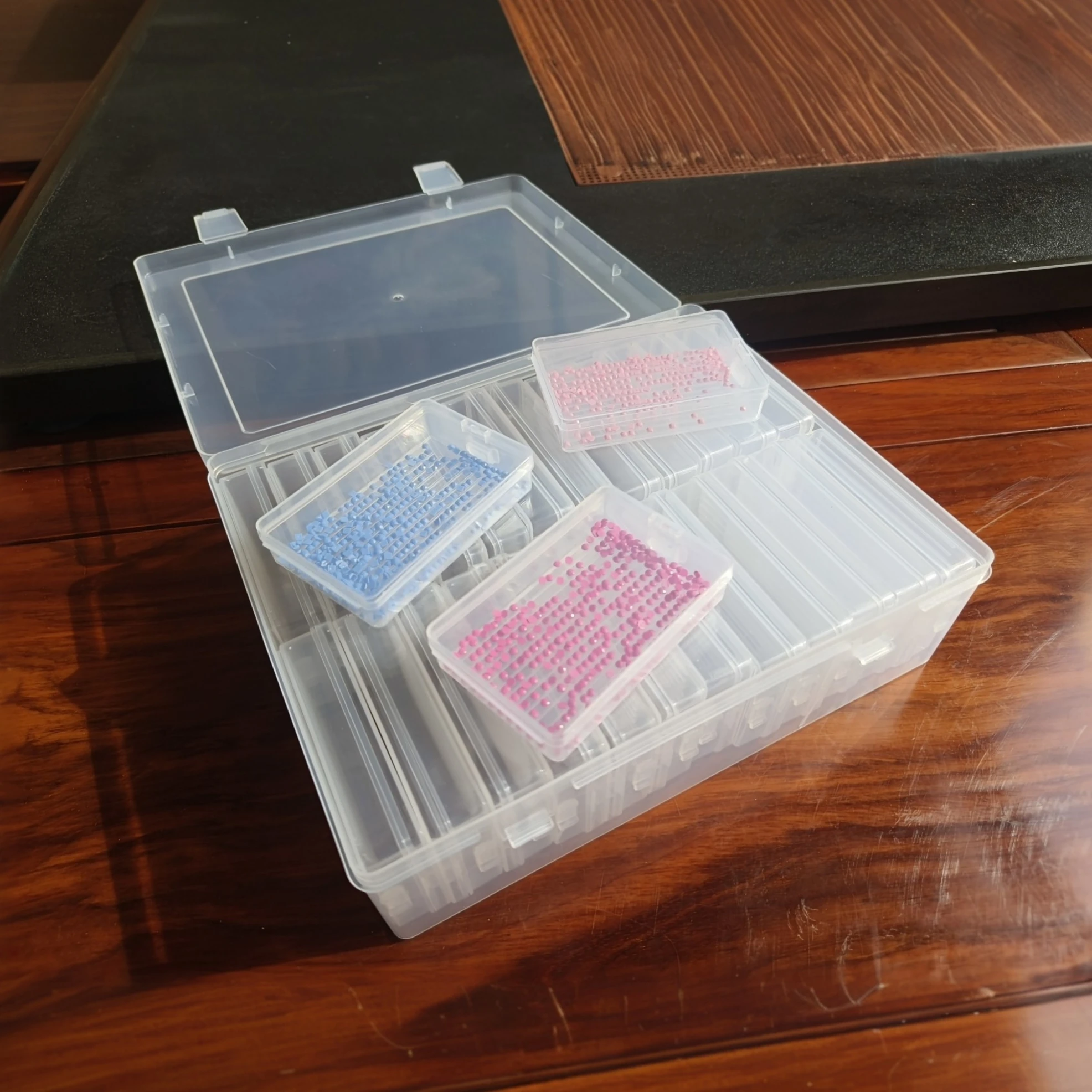 24-compartimenten diamant schi - Bead Organizer Tray recensie en prijs