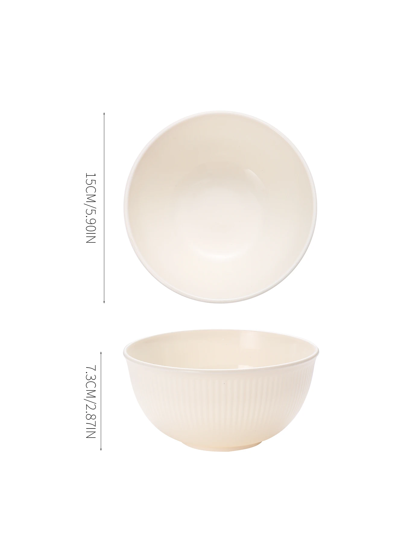 4/11pcs Plastic bowl, reusable and durable, suitable for camping picnic kitchen, microwave and dishwasher safe