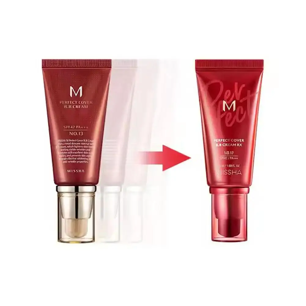 50ml BB 크림 매트 풀 커버리지 모이스춰라이징 브라이트닝 페이스 베이스 메이크업 모공 결점 없는 리퀴드 파운데이션 논페이크 프라이머