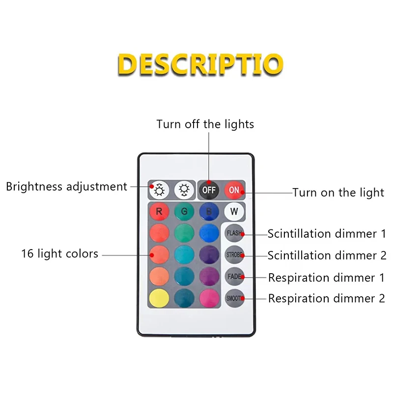 Ocean Wave Projector Light, 16-Color Luminorthe Cube Lamp, 3D Holographic Water Ripple Romantic Ambient Lighting