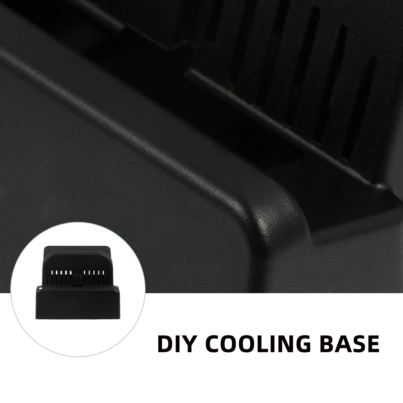 

Portable Cooling Base Dock Stand for Compatible Plastic Game Console Modified Function Light Compact Design