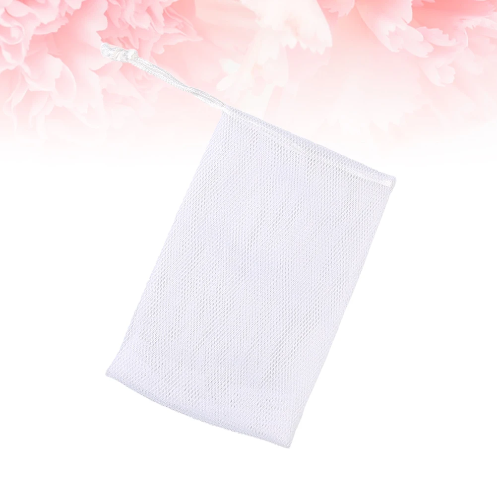 

10pcs Foaming Soft Polyamide Shower Cleansing Bubbles Maker Nets Handmade Soap Toiletry Wall Hooks