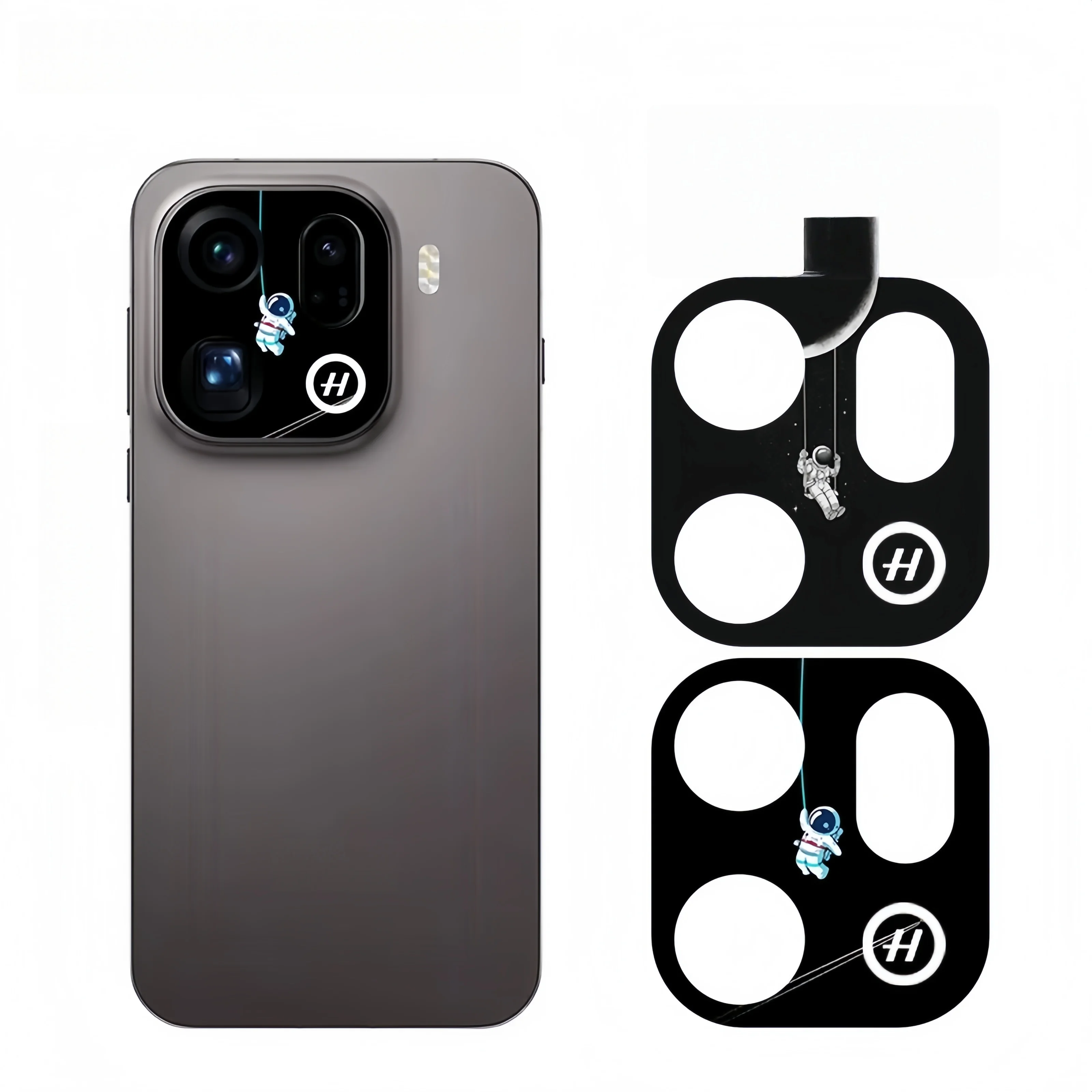 2PCS Camera Skin Film for OPPO Find X9 Pro Rear Camera Matte Anti-Scratch Film for OPPO Find X9 Phone Lens Protection