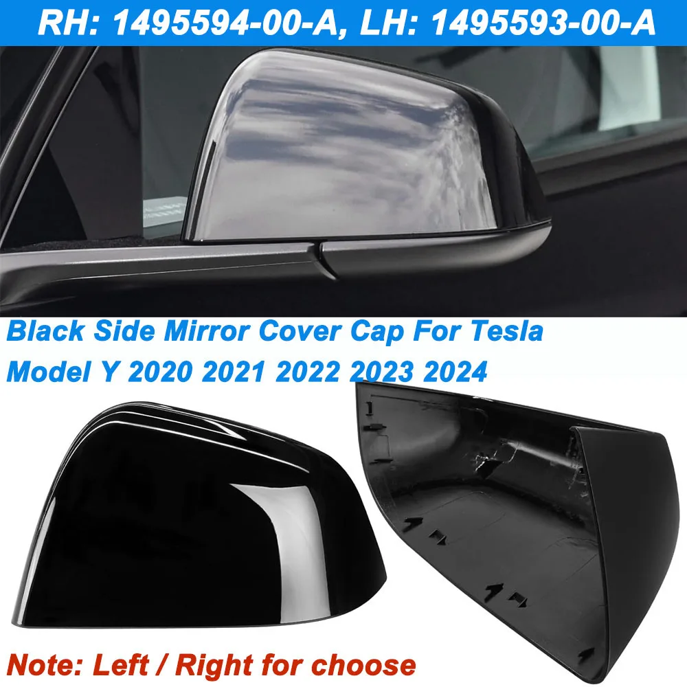 For 2020 2021 2022 2023 Model Y Left Right 1495594-00-A 1495593-00-A Car Mirror Rearview Mirror Cover Trim 149559400A 149559300A