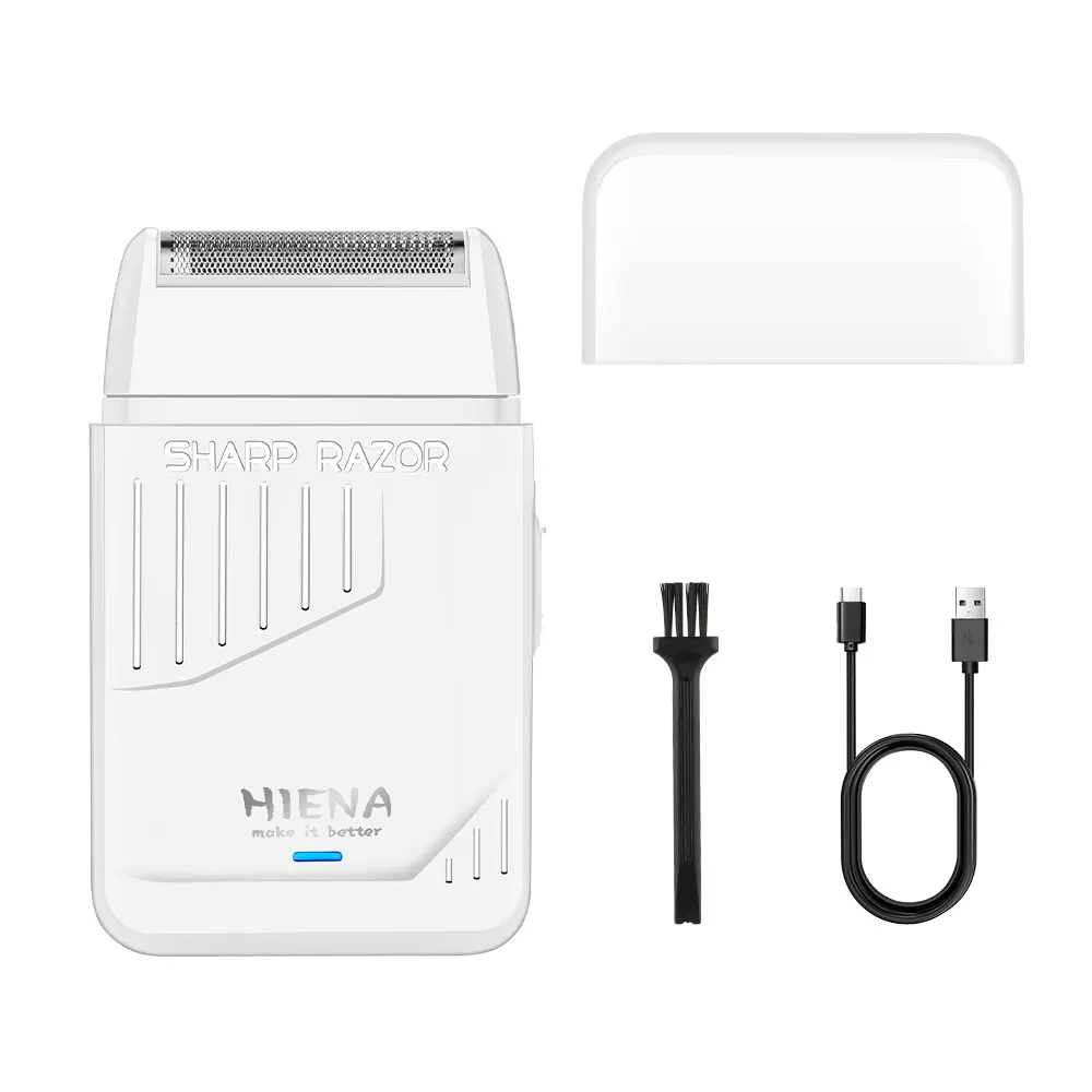 

HIENA Portable Electric Shaver for Men, USB Rechargeable Reciprocating Razor, Compact Wet/Dry Foil Shaver for Travel & Home Use