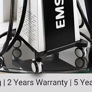 Commercial Electromagnetic Body Shaping Equipment Adjustable Intensity Muscle Toning Weight Loss Dual Handles Simultaneous Work