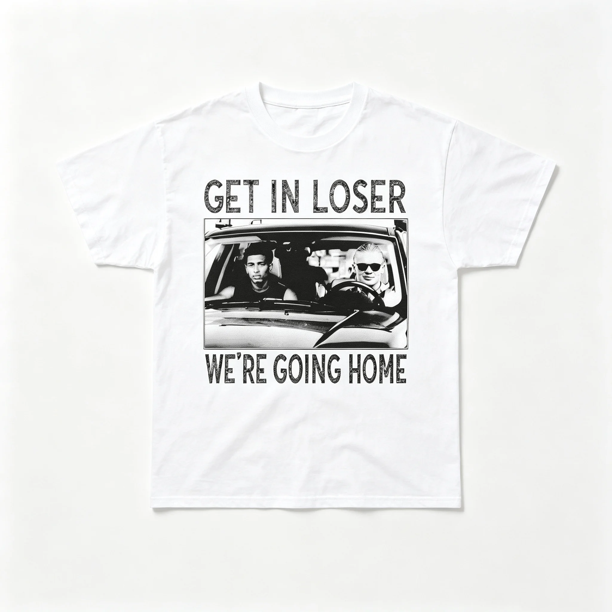 Erling Haaland Jude Bellingham Shirt Get in Loser We're Going Home Football Meme 100%Cutton T-Shirt Funny Graphic Man Women Tee