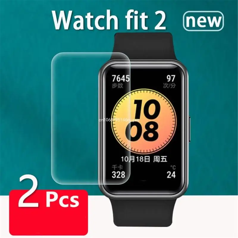 Película para Watch Fit 2, pulsera reloj, Protector pantalla antiarañazos, nuevo, envío directo