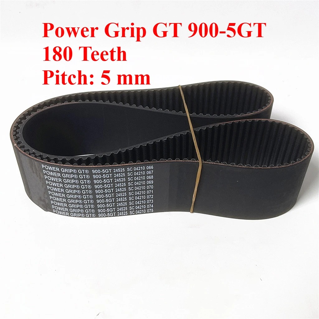 Power Grip GT 900-5GT 180 Teeth Pitch: 5 mm Timing Belt  Robot 3D Printer Engraving Machine Centrifuge Neoprene Drive Belt