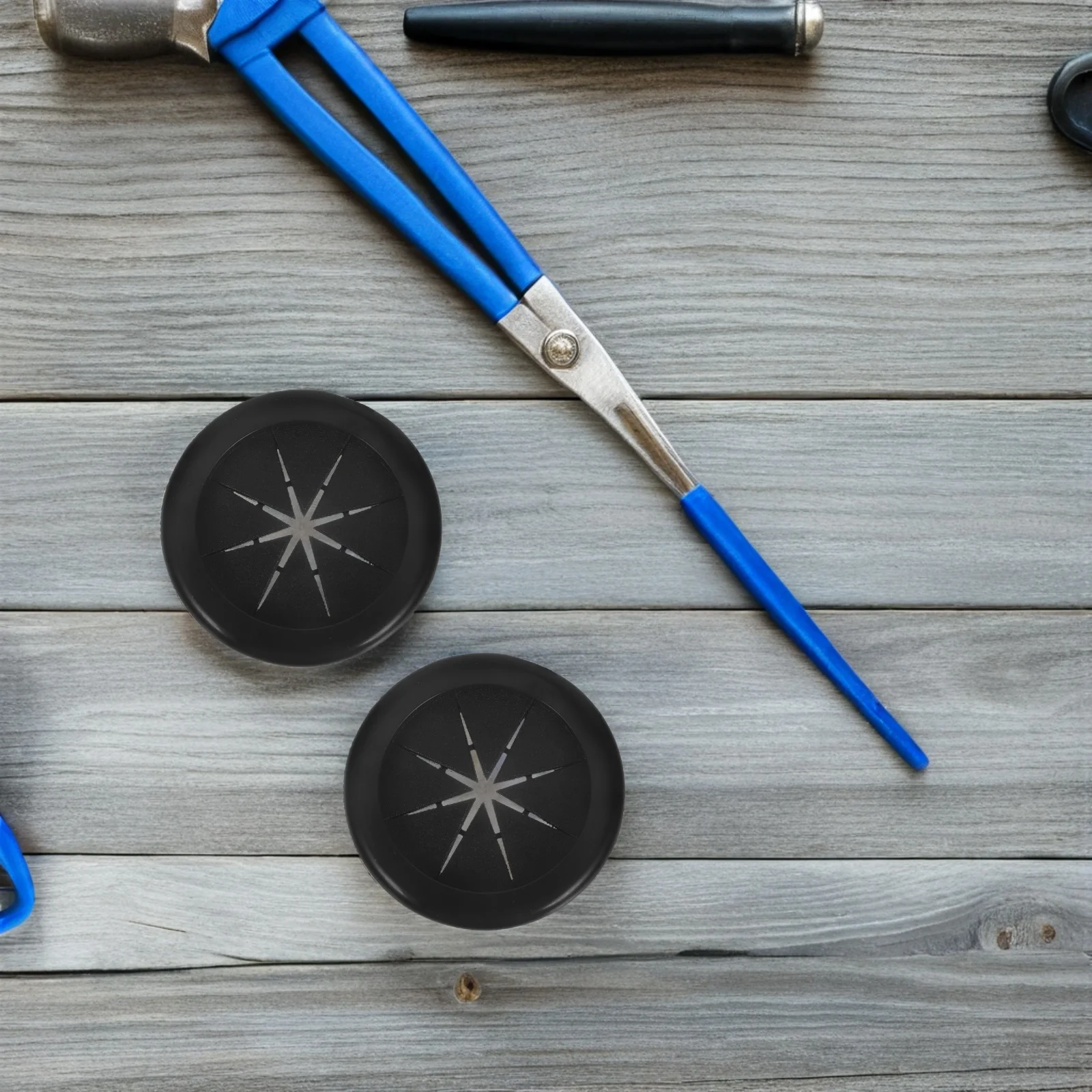 

10pcs Rubber Grommets 35Mm Id Double-Sided Wire Protection Round Cable Cover For Desk Wall Cabinet Wiring Hole Organizer Snap-In