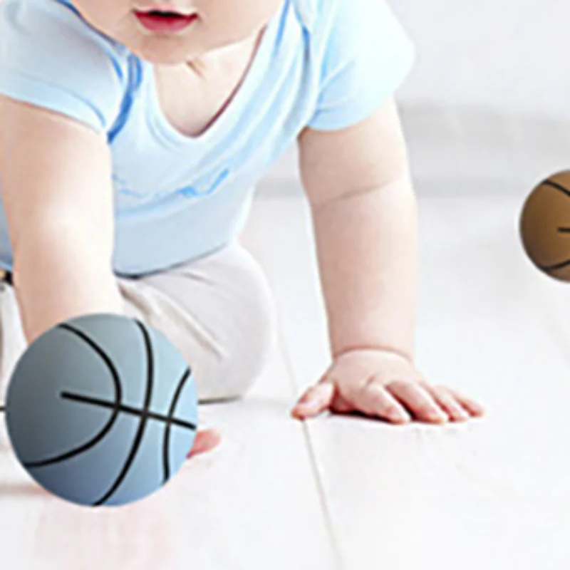 6 سنتيمتر عالية المرونة كرة سلة مطاطية صغيرة الضغط جوفاء كرة مرنة لعبة أطفال الرياضة في الهواء الطلق الشاطئ كرة سلة صغيرة