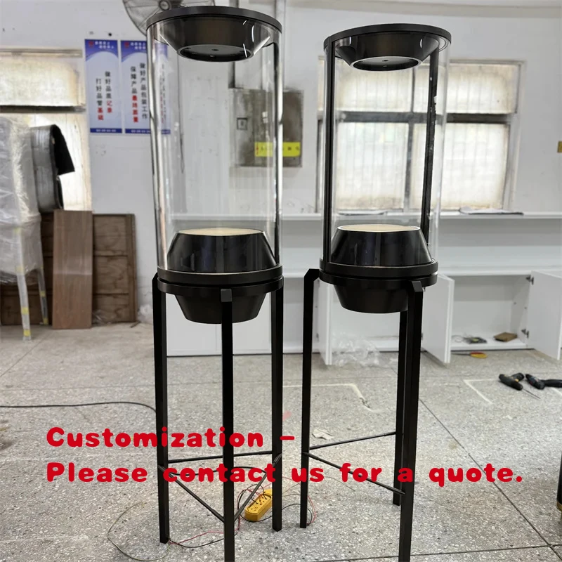 custom.Elegant High Transparency Glass Lockable Design Retail Stores Custom Glass Display Cabinet Jewelry Showcase