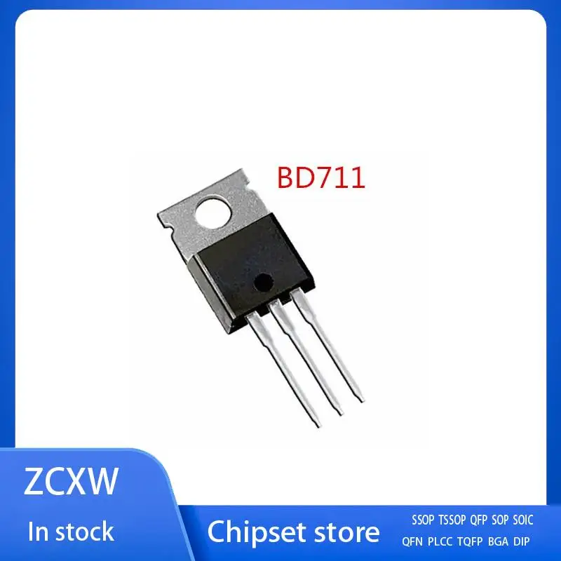 10Pcs/Lot  New  BD711 BD712 TO-220