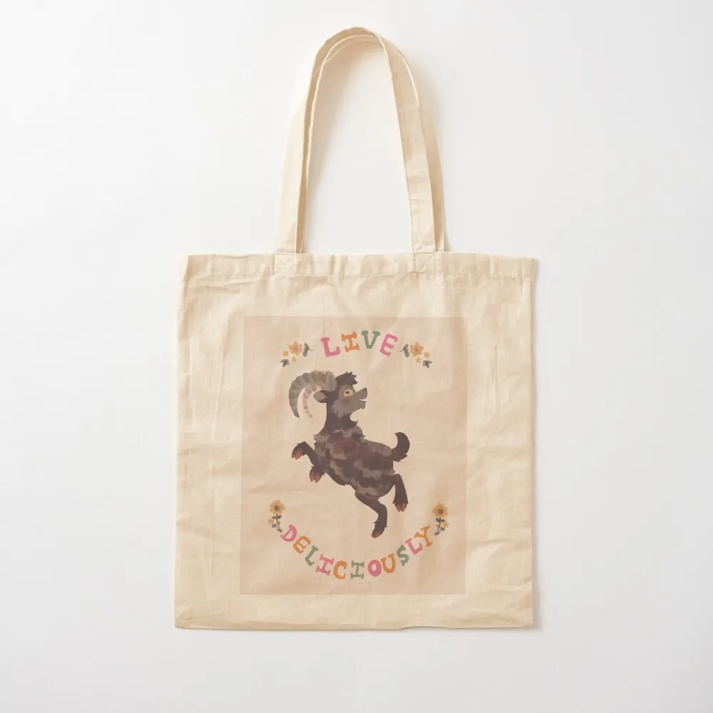 

Live Deliciously 2 Tote Bag tote men's female screen Canvas