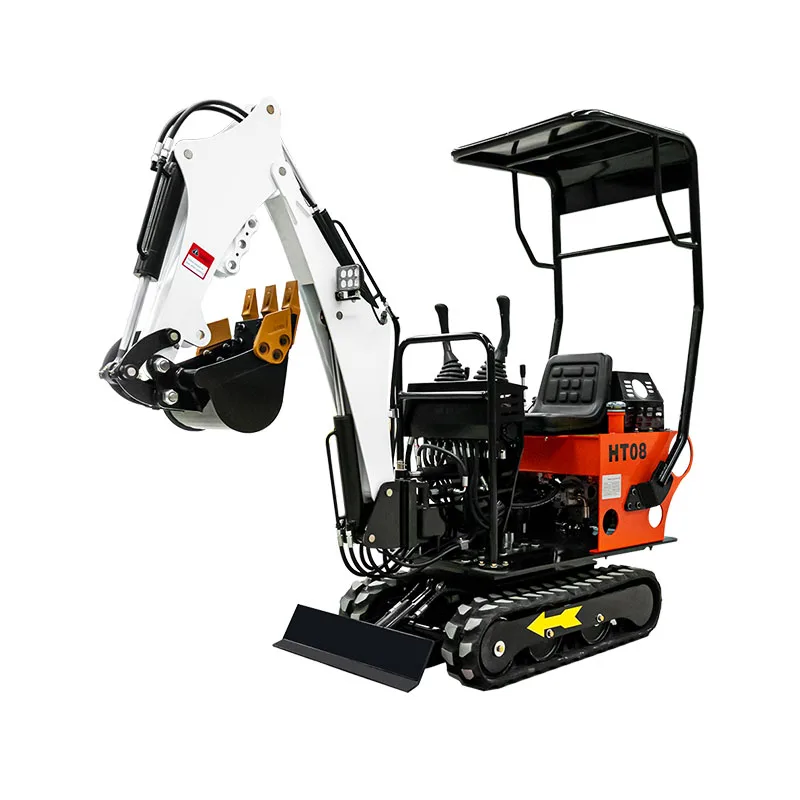 USA Stock Crawler Mini Excavator 0.8 Ton Digger EPA Engine small Excavator for Gardens Farms Door to Door Delivery