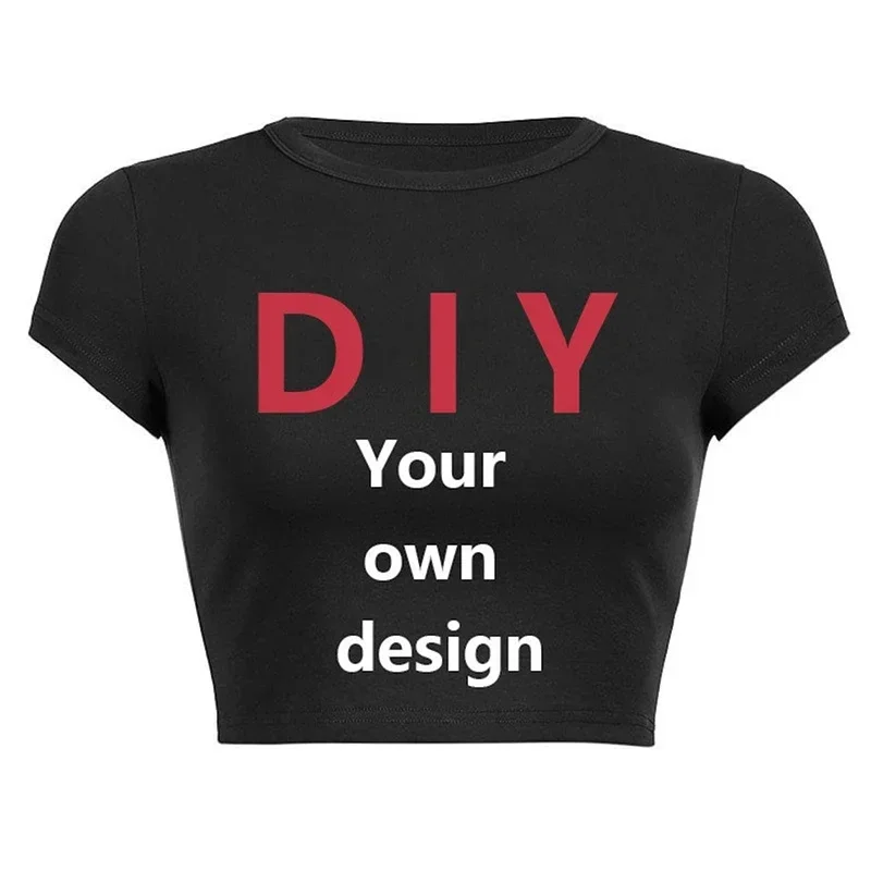 

Diy Your Own Design Women Crop Top 2000s Grunge Baby Tee Customized Personalized T Shirt Your Text Here Printed on A Tshirt Tops