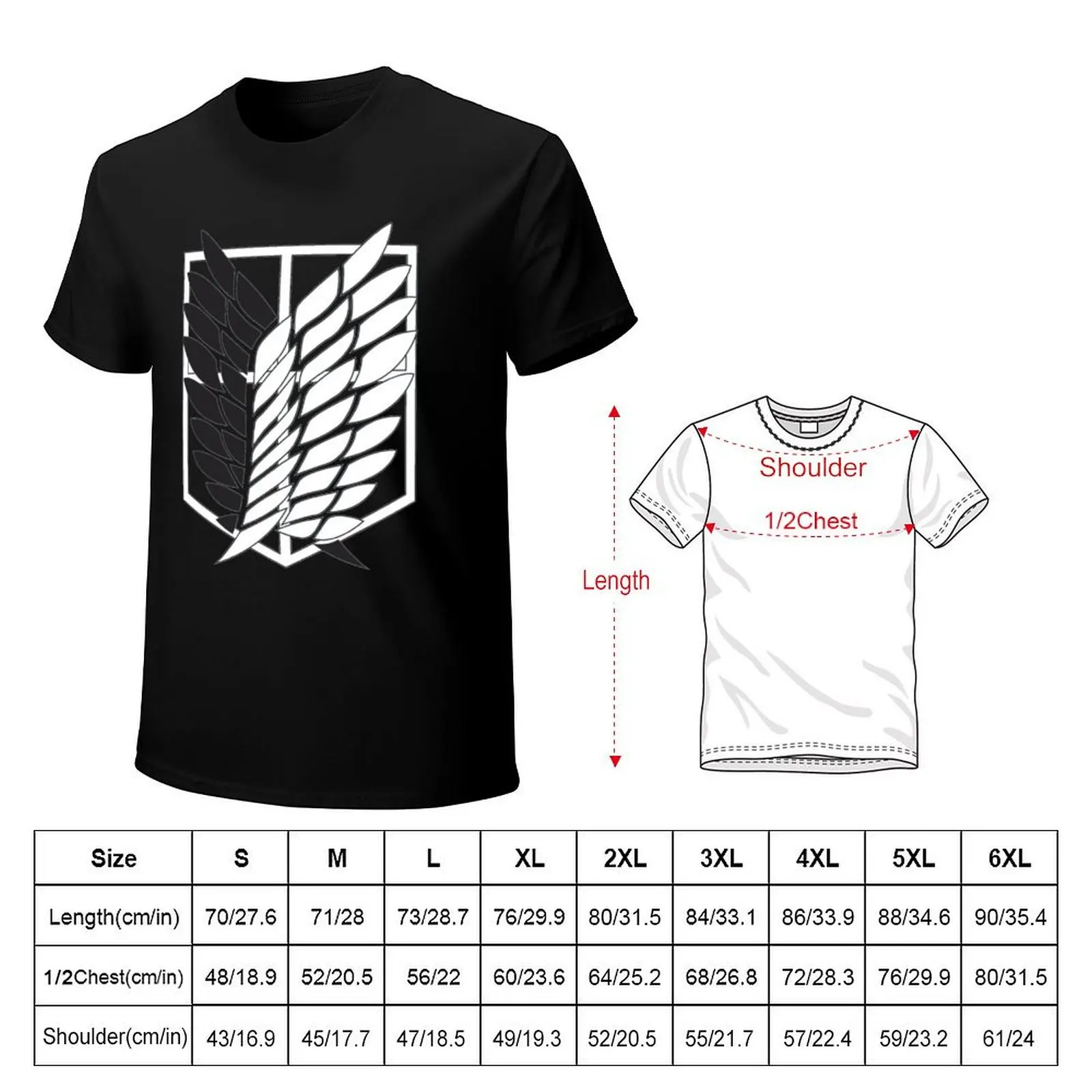 Survey Corps T-Shirt oversized graphic tee plus sizes outfits for men