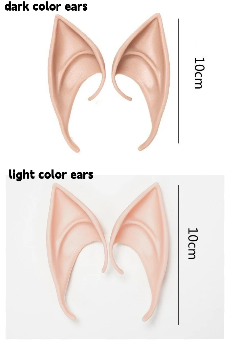 어린이용 악마 의상 4종 액세서리 세트 빨간 뿔 머리띠 검은색 천사 날개 엘프 귀 코스프레 의상 키트 남아 여아용